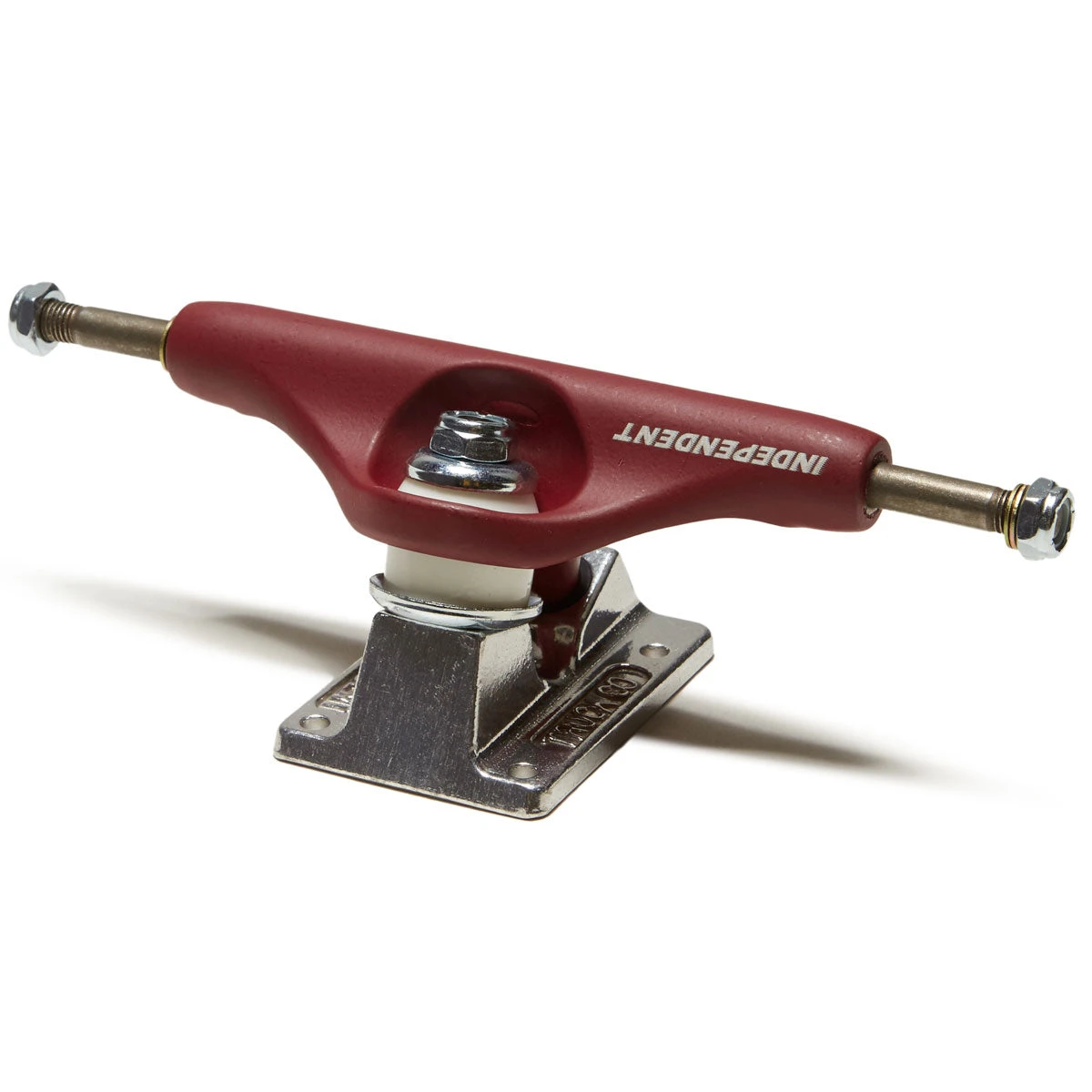 Independent Stage 11 BTG Speed Standard Skateboard Trucks - Burgundy/Silver - 139mm 4 Independent Stage 11 BTG Speed Standard Skateboard Trucks - Burgundy/Silver - 139mm - Image 2