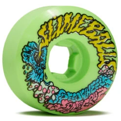 Powell Peralta Store 37 Slime Balls Vomit Mini 97a Skateboard Wheels - Green/Green - 53mm