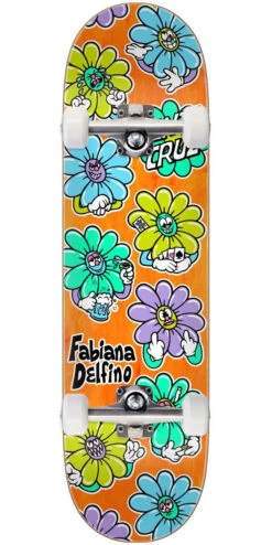 Santa Cruz Delfino Wildflower Pro Skateboard Complete - 8.50"