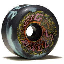 Slime Balls Big Balls 97a Skateboard Wheels - Teal/Black Swirl - 65mm