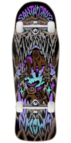 Santa Cruz Winkowski Crystal Cave Shaped Skateboard Complete - 10.34"