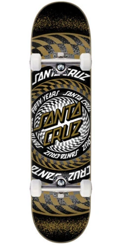 Santa Cruz Infinite Ringed Dot 7 Ply Birch Skateboard Complete - 7.75"