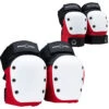 Pro-Tec Knee/Elbow Set Of Pads - Red/White -Powell Peralta Store 194521041915 1