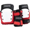 Pro-Tec Street JR 3-Pack Of Pads - Red/White/Black 2 Pro-Tec Street JR 3-Pack Of Pads - Red/White/Black -Powell Peralta Store 194521042530 1
