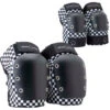 Pro-Tec Street Knee/Elbow Open Back Set Of Pads - Checker -Powell Peralta Store 194521044589 1