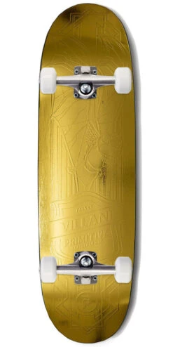 Primitive Villani Bat Skateboard Complete - Gold - 9.125"