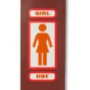 Huf X Girl Huf Og Skateboard Deck - Brown -Powell Peralta Store 196377060300 1