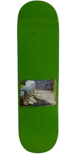 Rassvet Logo Dog Skateboard Deck - Green - 8.50"