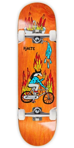 Polar Hjalte Halberg Fire Ride Wheel Well Skateboard Complete - 8.50"