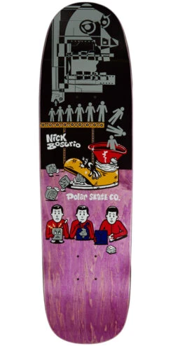 Polar Nick Boserio The Machine On A P9 Skateboard Deck - 8.625"