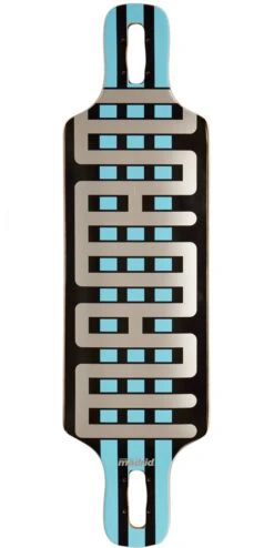 Madrid DTF 36" Drop-thru Longboard Deck - Blue Steel