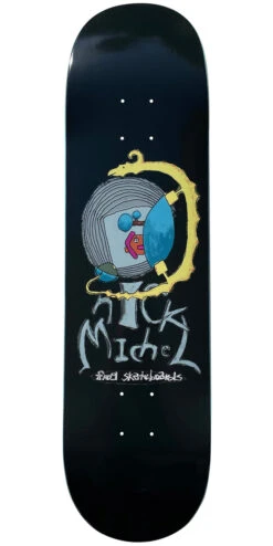 Frog Dragon I Nick Michel Skateboard Deck - Black - 8.50"