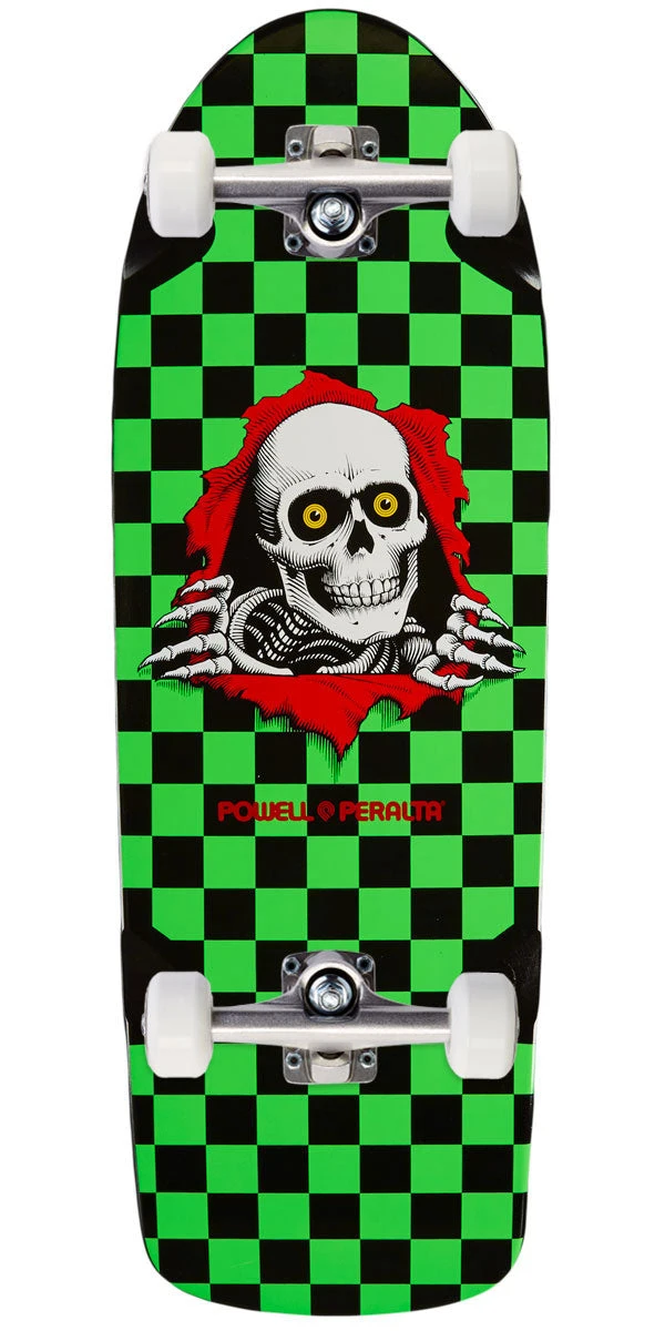 Powell Peralta Powell-Peralta O.G. Ripper Checker '13' Skateboard Complete - Green/Black - 10.00" 3 Powell Peralta Powell-Peralta O.G. Ripper Checker '13' Skateboard Complete - Green/Black - 10.00"