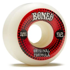 Powell Peralta Store 35 Bones 100s OG Formula Dots V5 Sidecut Skateboard Wheels - White - 52mm