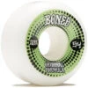 Bones 100s OG Formula Dots V5 Sidecut Skateboard Wheels - White - 54mm -Powell Peralta Store 842357181113 1