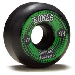 Bones 100s OG Formula Dots V5 Sidecut Skateboard Wheels - Black - 54mm