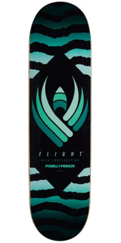 Powell Peralta Powell-Peralta Flight Safari Shape 248 Skateboard Deck - Teal - 8.25"