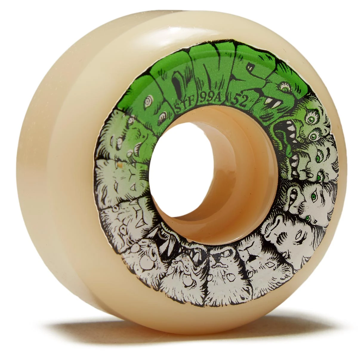 Bones Weird Wolf STF 99a V5 Sidecut Skateboard Wheels - 52mm 3 Bones Weird Wolf STF 99a V5 Sidecut Skateboard Wheels - 52mm