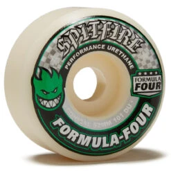 Spitfire Formula Four 101d Conical Skateboard Wheels - Green - 52mm
