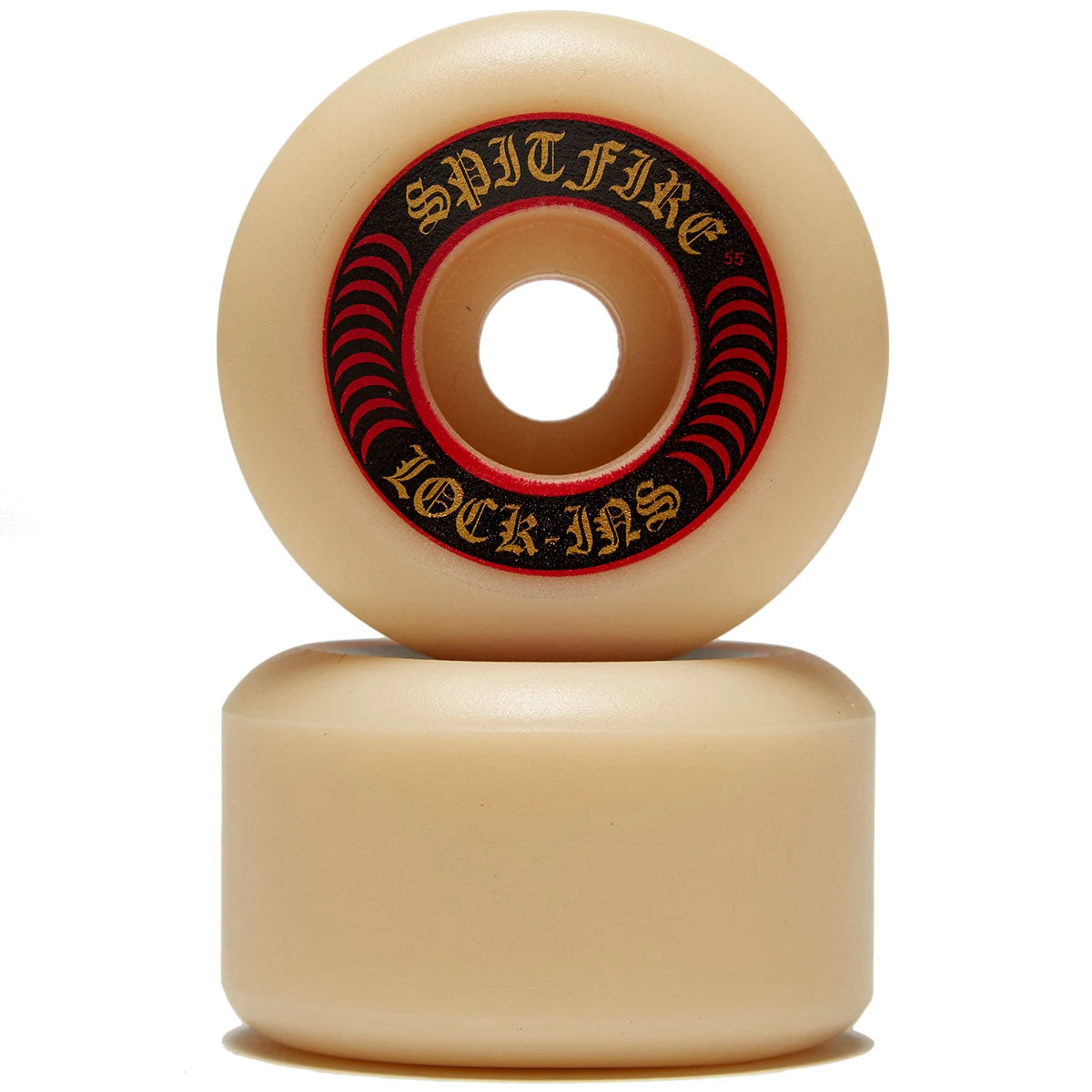 Spitfire Formula Four 101d Lock Ins Skateboard Wheels - 55mm 4 Spitfire Formula Four 101d Lock Ins Skateboard Wheels - 55mm - Image 2