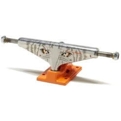 Venture John Dilo Pro Editions Skateboard Trucks - Polished/Trucker Orange - 5.60"