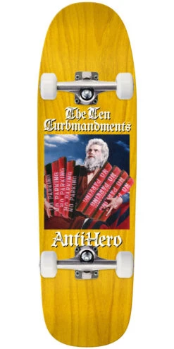Anti-Hero Ten Curbmandments Skateboard Complete - 9.56"