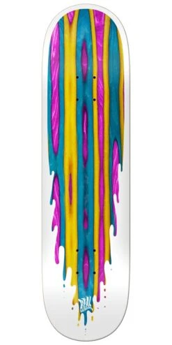 Real Spectrum Distortion Skateboard Deck - 8.25"