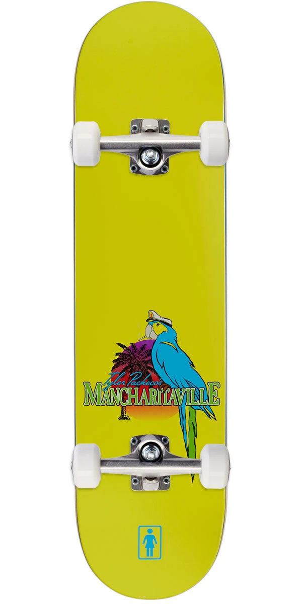 Girl Mancharitaville Skateboard Complete - Pacheco - 8.00" 3 Girl Mancharitaville Skateboard Complete - Pacheco - 8.00"