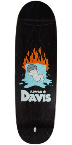 Girl One Off Skateboard Deck - Rowan Davis Couch - 9.25"