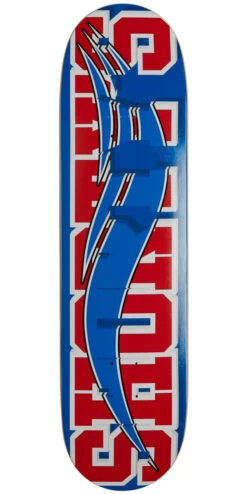 Shorty's Skate Block Skateboard Deck - Blue/Red - 8.25"