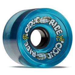 Cloud Ride Cruiser 78a Longboard Wheels - Clear Blue - 69mm