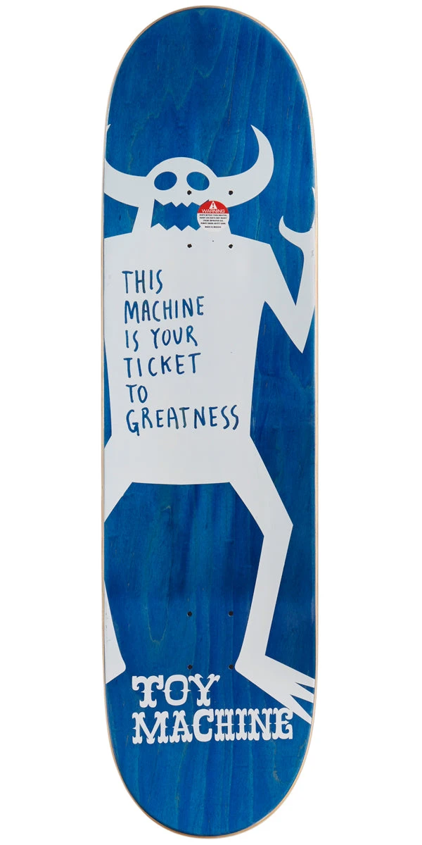 Toy Machine Devil Cat Skateboard Deck - 8.38" 4 Toy Machine Devil Cat Skateboard Deck - 8.38" - Image 2