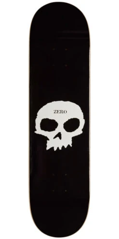 Zero Single Skull Skateboard Deck - 8.125"