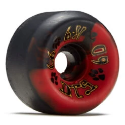 Dogtown K-9 97a Skateboard Wheels - Red/Black Swirl - 60mm