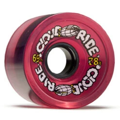 Cloud Ride Cruiser 78a Longboard Wheels - Clear Pink - 69mm