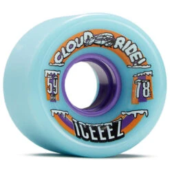Cloud Ride Iceeez 78a Longboard Wheels - Blue - 59mm