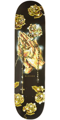 DGK Blessed Skateboard Deck - Black/Gold - 8.06"