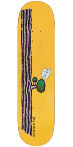 Frog Tree Jump Jesse Alba Skateboard Deck - Orange - 8.00"