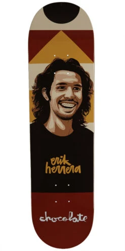 Chocolate Herrera Hecox Portrait Skateboard Deck - 8.25"