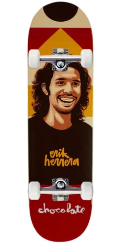 Chocolate Herrera Hecox Portrait Skateboard Complete - 8.50"