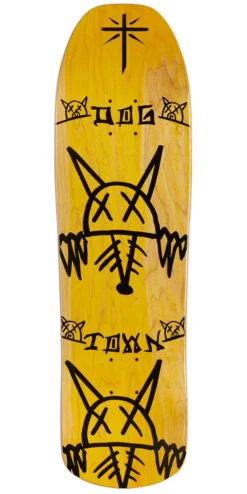 Dogtown Rat Face M80 (Scott Oster) Skateboard Deck - Assorted Stains - 8.875"