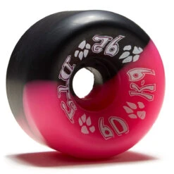 Dogtown K-9 92a Skateboard Wheels - Black/Pink - 60mm