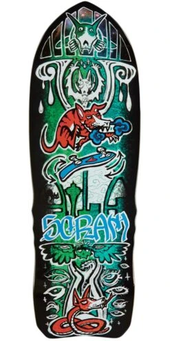 Scram Eddie Bowser Skateboard Deck - 10.25"