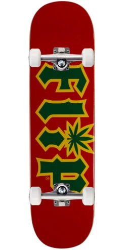 Flip Team HKD Skateboard Complete - Rasta - 8.00"