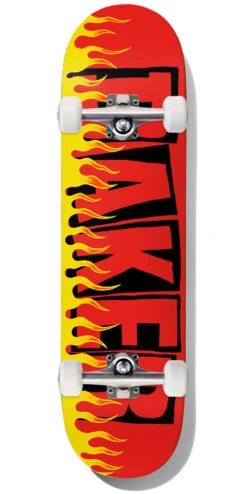 Baker T-Funk Flames Skateboard Complete - 8.25"