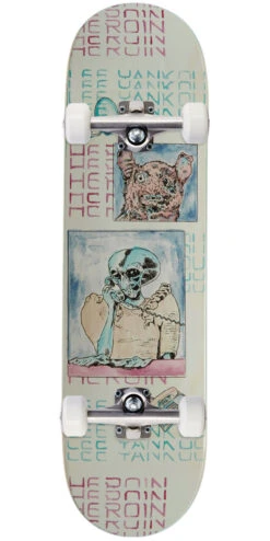 Heroin Lee Yankou Die Tonight Skateboard Complete - 8.25"