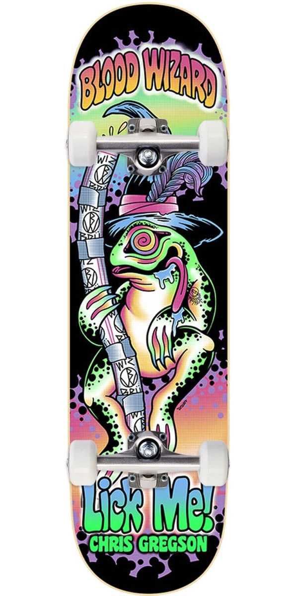 Blood Wizard Lick Me Gregson Skateboard Complete - 8.625" 3 Blood Wizard Lick Me Gregson Skateboard Complete - 8.625"