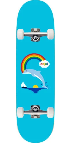 Enjoi Fun Collection Customs X Blue Skateboard Complete