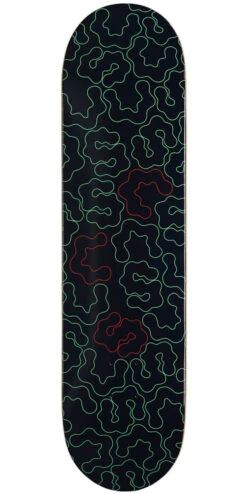 CCS Squiggle Skateboard Deck - Navy/Pink