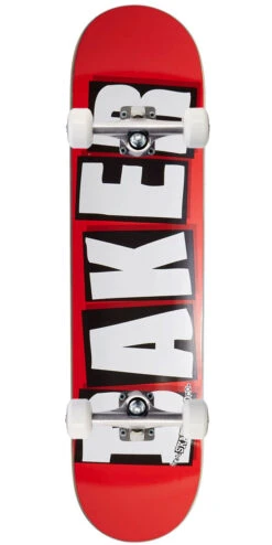 Baker Brand Logo Skateboard Complete - White - 7.30"